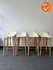 Form Barkruk - Normann Copenhagen - Witte zitting - Houten onderstel