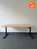 Rohde&Grahl verstelbaar slinger bureau - zwart frame - Beuken bovenblad