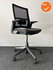 Ahrend 2020 bureaustoel - refurbished - Antracietgrijze stoffering - inclusief lendesteun - medium rug - antraciet voetkruis