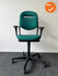 Ahrend 220 bureaustoel - 2D - bestaande groene stoffering- zwart voetkruis