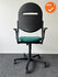 Ahrend 220 bureaustoel - 2D - bestaande groene stoffering- zwart voetkruis