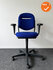 Ahrend 220 bureaustoel - 3D - bestaande donkerblauwe stoffering- zwart voetkruis