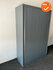 Roldeurkast - RB - 195x125x50cm - Antracietgrijs met antracietgrijze metalen deuren