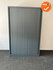 Roldeurkast - RB - 195x125x50cm - Antracietgrijs met antracietgrijze metalen deuren