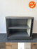 Roldeurkast - Ahrend - 74x80x45cm - antracietgrijs met zwarte roldeuren - Topblad naar keuze
