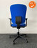 Ahrend 160 - Blauwe stoffering - Blauwe gestoffeerde rug