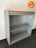 Roldeurkast - Basic - 125x120x47cm - Verticale deuren - Zilvergrijs met zilvergrijze roldeuren