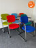 Set van 6 - Ahrend 4230 / 262 - Meerkleurig - chroom frame