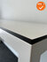Vergadertafel - 4-poots - 220x60cm - met wit onderstel - inclusief wit melamine blad