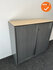 Roldeurkast - Ahrend - 120x120x45cm - Antraciet - Metalen deuren