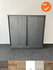 Roldeurkast - Ahrend - 120x120x45cm - Antraciet - Metalen deuren