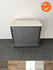 Roldeurkast - Ahrend - 74x80x45cm - Antraciet - Metalen deuren