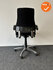 BMA Axia Office - 8Y 2D armpads - Zwarte stoffering - Rug gestoffeerd