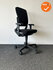 Ahrend 230 - Hoge rug - Zwart stoffering - Zwart voetkruis