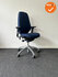 RH Logic 400 - Blauwe stoffering  - Zilvergrijs voetkruis - XL