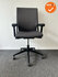 Haworth Comforto 59 - Antracietgrijs gestoffeerd - Zwart voetkruis