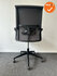 Haworth Comforto 59 - Antracietgrijs gestoffeerd - Zwart voetkruis
