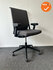 Haworth Comforto 59 - Antracietgrijs gestoffeerd - Zwart voetkruis