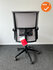 Haworth Comforto 59 - Grijs netweave en antracietgrijze zitting - Zwart voetkruis