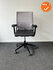 Haworth Comforto 59 - Grijs netweave en antracietgrijze zitting - Zwart voetkruis