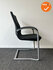 Ahrend 230 vergaderstoel - Zilvergrijs frame - Antracietgrijze stoffering