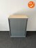 Roldeurkast - BASIC - 109x80x45cm - Zilvergrijs met 1 deur