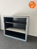 Roldeurkast - Aspa -105x120x47cm - Zilvergrijs met zilvergrijze deuren - Inclusief topblad
