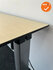 Ahrend four-two Elekrisch bureau - Ahorn trespa blad - 160x80 - L-Poot Zilvergrijs