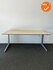 Ahrend four-two Elekrisch bureau - Ahorn trespa blad - 160x80 - L-Poot Zilvergrijs