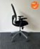 Haworth Comforto 29 - Zwarte stoffering - Met netweave rug - chroom voetkruis