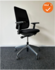 Haworth Comforto 29 - Zwarte stoffering - Met netweave rug - chroom voetkruis