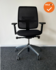 Haworth Comforto 29 - Zwarte stoffering - Met netweave rug - chroom voetkruis