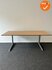Ahrend 500 handmatig verstelbaar bureau - Beuken Trespa Volkern - 160x80 - zilvergrijs onderstel