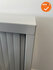 Robberechtse roldeurkast - 105x100x45cm - Lichtgrijs - brede lamel - inclusief 2 sleutels