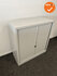 Robberechtse roldeurkast - 105x100x45cm - Lichtgrijs - brede lamel - inclusief 2 sleutels