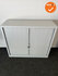 Robberechtse roldeurkast - 105x120x45cm - Lichtgrijs - brede lamel - inclusief 2 sleutels