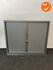 Robberechtse roldeurkast - 105x120x45cm - Zilvergrijs - brede lamel - inclusief 2 sleutels