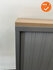 Robberechtse roldeurkast - 105x120x45cm - Zilvergrijs - smalle lamel - inclusief 2 sleutels