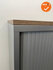 Robberechtse roldeurkast - 105x100x45cm - Zilvergrijs - brede lamel - inclusief 2 sleutels