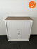 Robberechtse roldeurkast - 105x100x45cm - Wit - brede lamel - inclusief 2 sleutels