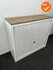 Robberechtse roldeurkast - 105x120x45cm - Wit - brede lamel - inclusief 2 sleutels