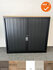 Robberechtse roldeurkast - 105x120x45cm - Zwart - brede lamel - inclusief 2 sleutels