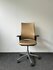 Ahrend 2020 bureaustoel - refurbished - Goud kunstleer - hoge rug - chrome voetkruis