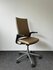 Ahrend 2020 bureaustoel - refurbished - Goud kunstleer - hoge rug - chrome voetkruis