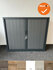 Robberechts roldeurkast - 105x120x43 - Antraciet - inclusief 2 sleutels - Topblad naar keuze