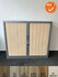 Robberechts roldeurkast - 105x120x43 - Zilvergrijs - Licht Beuken deuren - inclusief 2 sleutels