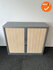 Robberechts roldeurkast - 105x120x43 - Zilvergrijs - Licht Beuken deuren - inclusief 2 sleutels