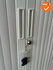 Robberechts roldeurkast - 198x120x43 - wit met witte deuren- inclusief 2 sleutels