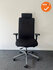 ROVO XP 4030 bureaustoel - Zwart gestoffeerd - chrome voetkruis - met hoofdsteun