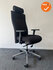 ROVO XP 4030 bureaustoel - Zwart gestoffeerd - chrome voetkruis - met hoofdsteun